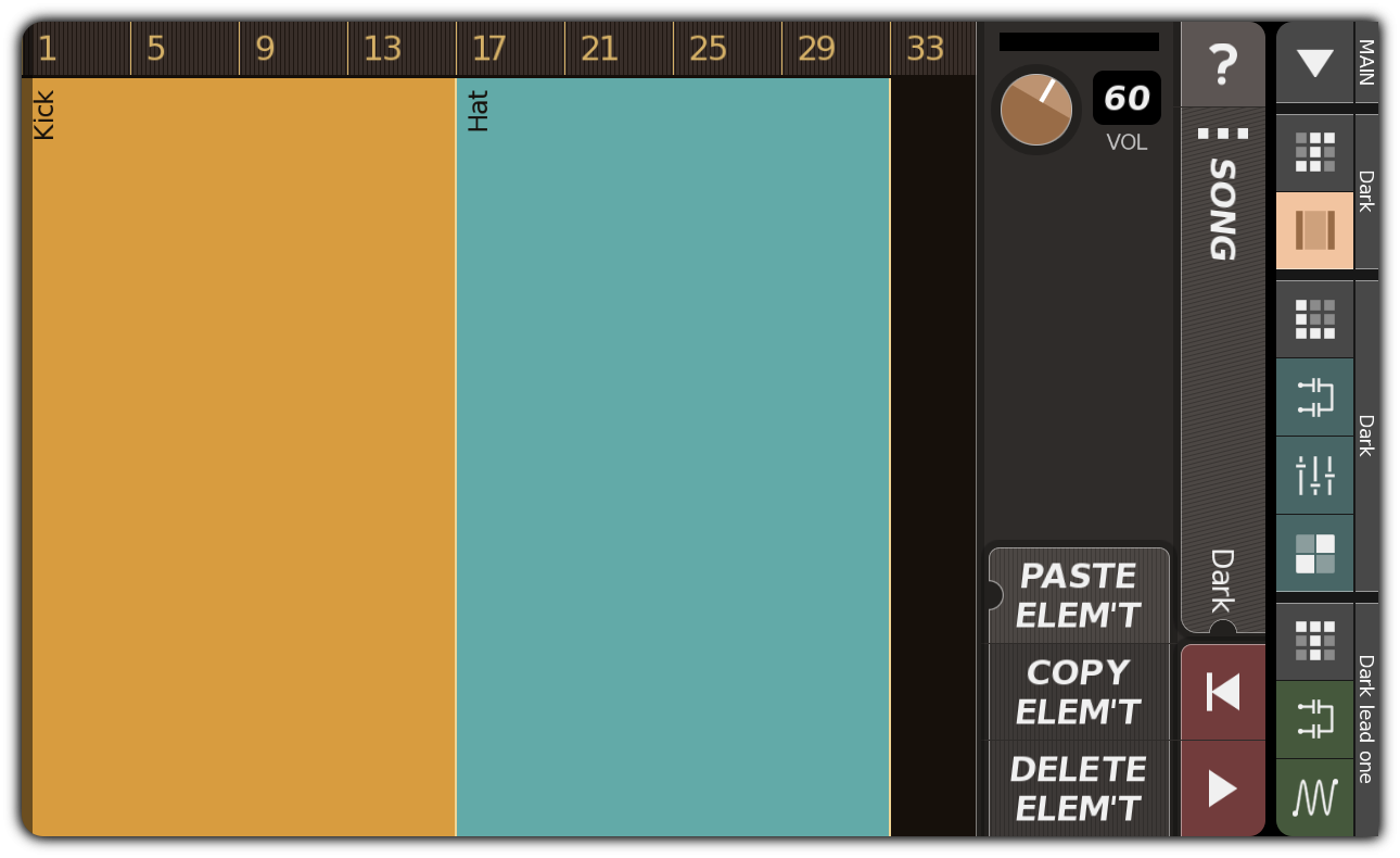 Song with second song element