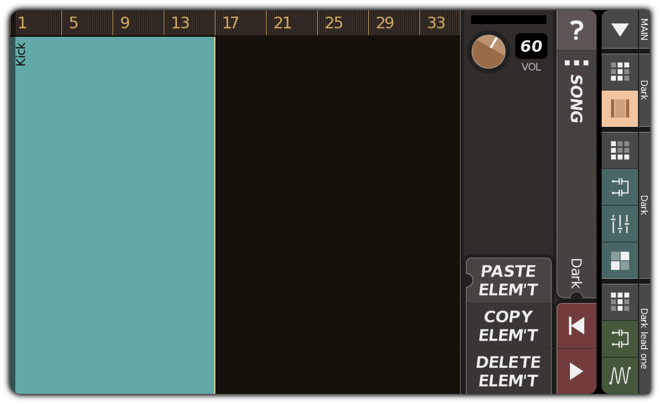 Song with first song element